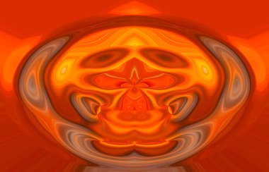 soyut renkli arkaplan görünümü, totem kavramı  