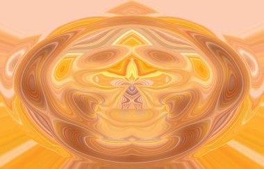 soyut renkli arkaplan görünümü, totem kavramı  