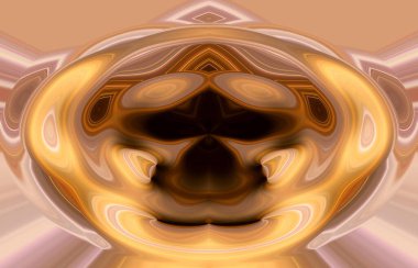 soyut renkli arkaplan görünümü, totem kavramı  