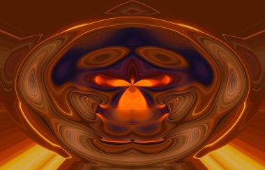 soyut renkli arkaplan görünümü, totem kavramı  