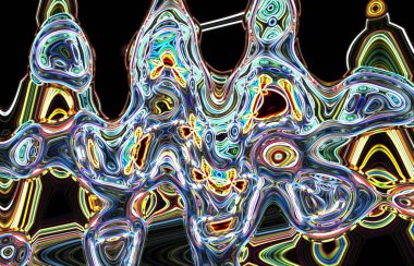 soyut dalgalar renkli arkaplan görüntüsü 