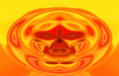 soyut renkli arkaplan görünümü, totem kavramı  