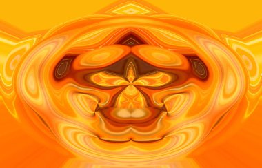 soyut renkli arkaplan görünümü, totem kavramı  