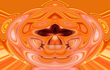 soyut renkli arkaplan görünümü, totem kavramı  