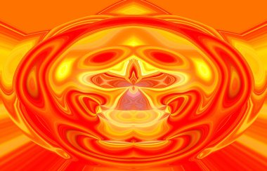 soyut renkli arkaplan görünümü, totem kavramı  