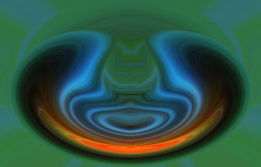 soyut renkli arkaplan görünümü, totem kavramı  