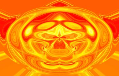 soyut renkli arkaplan görünümü, totem kavramı  