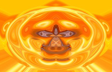 soyut renkli arkaplan görünümü, totem kavramı  