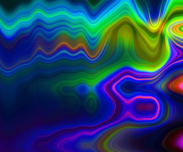 Abstract Waves Colorful Background View — Stock Photo, Image