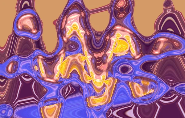 abstract waves colorful background view