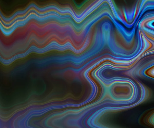 Abstrato Ondas Colorido Fundo Vista — Fotografia de Stock