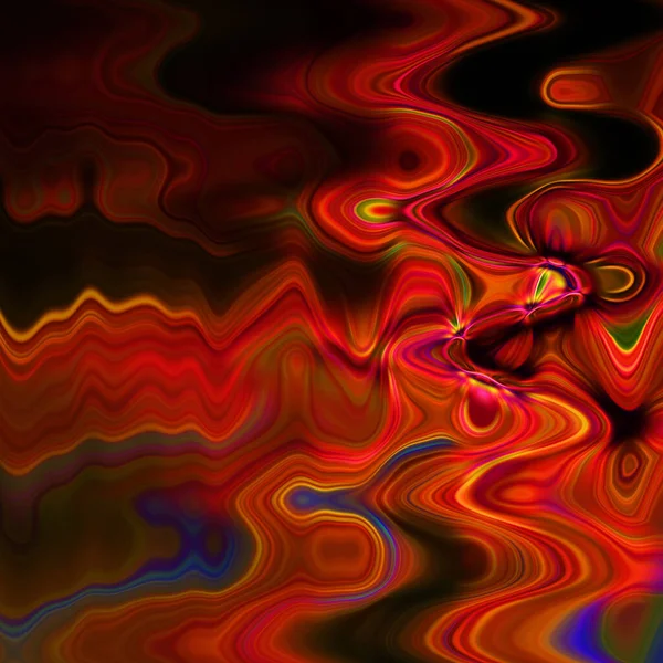 Valuri Abstracte Vizualizare Fundal Colorată — Fotografie, imagine de stoc