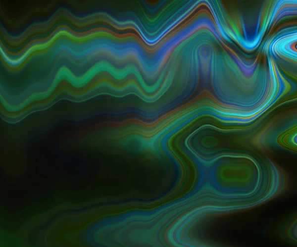 Abstrato Ondas Colorido Fundo Vista — Fotografia de Stock