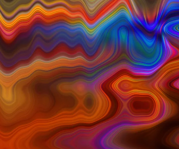 Abstraktní Vlny Barevné Pozadí Pohled — Stock fotografie