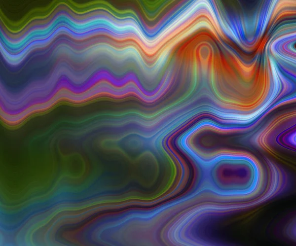 Абстрактні Хвилі Барвистий Вид Фону — стокове фото