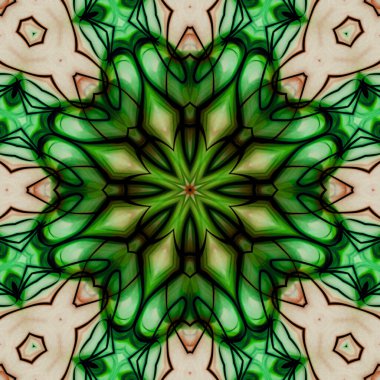 Esrarengiz sihirli neon parlayan geometrik mandala fantezi fraktal. Soyut arkaplan.