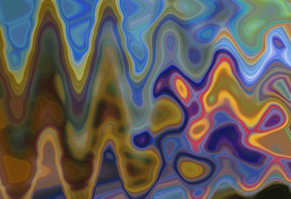 抽象模糊的彩色波纹背景视图 — 图库照片