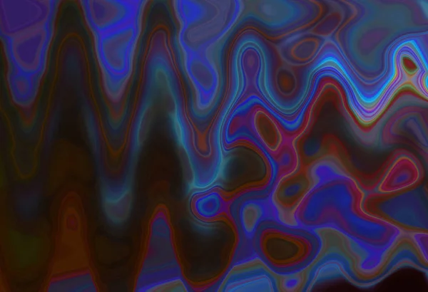 Abstraktní Rozmazané Barevné Vlny Pozadí Pohled — Stock fotografie