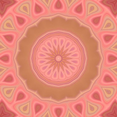 Esrarengiz sihirli neon parlayan geometrik mandala fantezi fraktal. Soyut arkaplan.