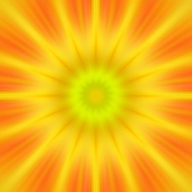Esrarengiz neon parlayan geometrik soyut arkaplan. Fantezi fraktal kavramı