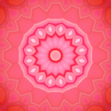 Esrarengiz neon parlayan geometrik soyut arkaplan. Fantezi fraktal kavramı