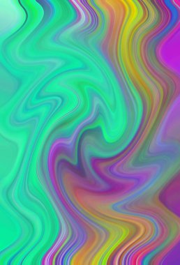 Esrarengiz neon soyut arka plan. Fantezi fraktal kavramı