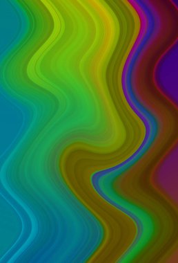 Esrarengiz renkli soyut arkaplan. Fantezi neon fraktal kavramı