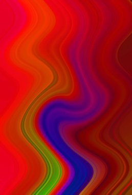 Esrarengiz renkli soyut arkaplan. Fantezi neon fraktal kavramı