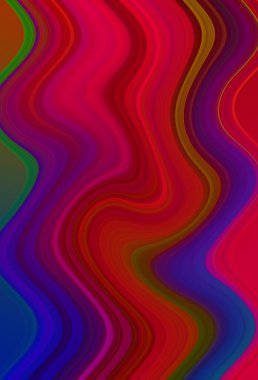 Esrarengiz neon parlayan geometrik soyut arkaplan. Fantezi fraktal kavramı