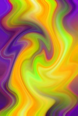 Esrarengiz neon soyut arka plan. Fantezi fraktal kavramı