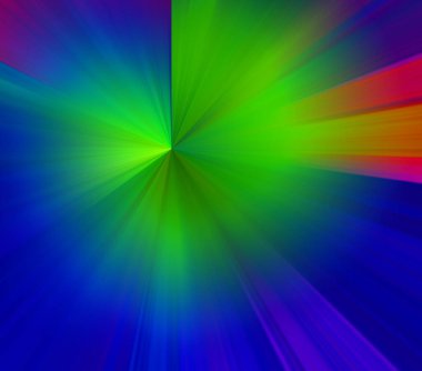 Esrarengiz neon parlayan geometrik soyut arkaplan. Fantezi fraktal kavramı