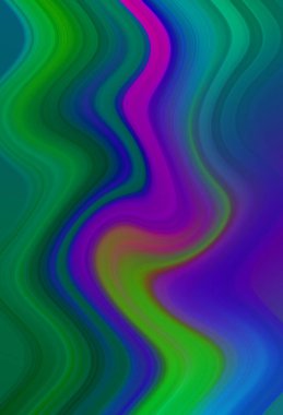 Ezoterik sihirli neon parlayan geometrik mandala fantezi fraktal. Soyut arkaplan. 