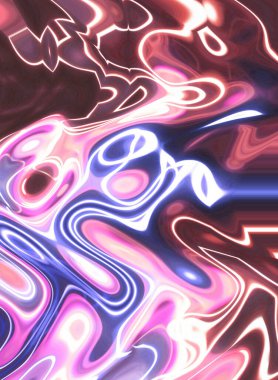 Esrarengiz neon parıldayan fantezi soyut arka plan. 