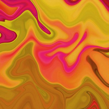 Esrarengiz neon parlayan geometrik soyut arkaplan. Fantezi fraktal kavramı