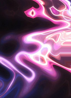 Esrarengiz neon parıldayan fantezi soyut arka plan. 