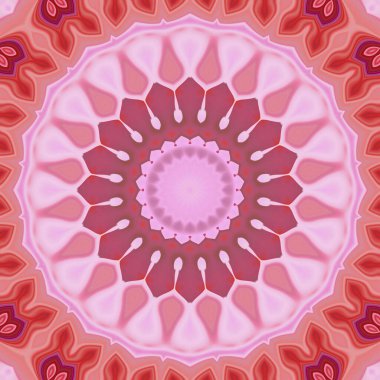 Esrarengiz sihirli neon parlayan geometrik mandala fantezi fraktal. Soyut arkaplan.