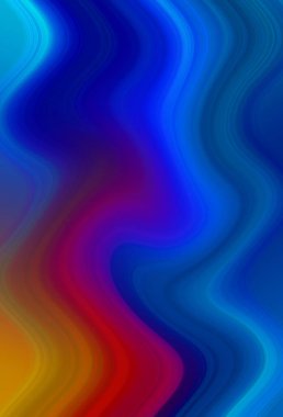 Esrarengiz neon parlayan geometrik soyut arkaplan. Fantezi fraktal kavramı