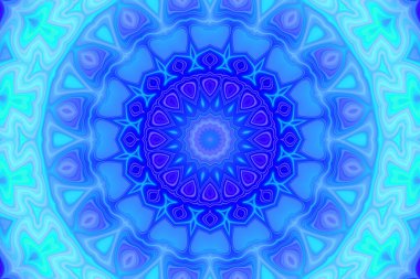 Esrarengiz neon soyut arka plan. Fantezi fraktal kavramı