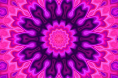 Esrarengiz renkli soyut arkaplan. Fantezi neon fraktal kavramı