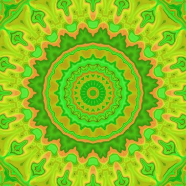 Esrarengiz renkli soyut arkaplan. Fantezi neon fraktal kavramı