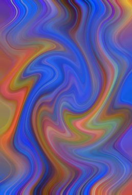 Esrarengiz neon soyut arka plan. Fantezi fraktal kavramı