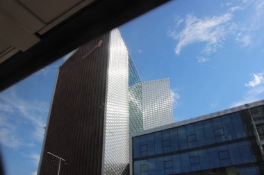 şehir konsepti, şehir manzarası arkaplan görüntüsü  