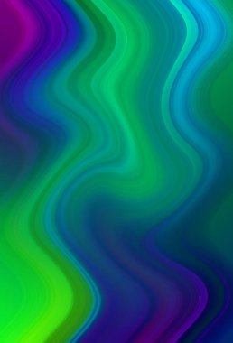 Esrarengiz neon parlayan geometrik soyut arkaplan. Fantezi fraktal kavramı