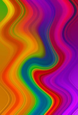 Esrarengiz renkli soyut arkaplan. Fantezi neon fraktal kavramı