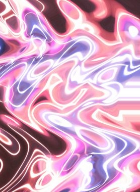 Ezoterik sihirli neon parlayan geometrik mandala fantezi fraktal. Soyut arkaplan.