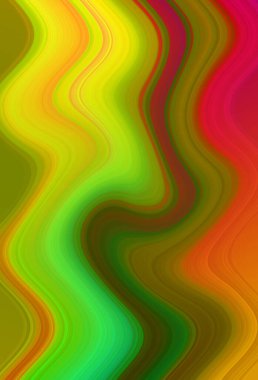 Esrarengiz neon parlayan geometrik soyut arkaplan. Fantezi fraktal kavramı