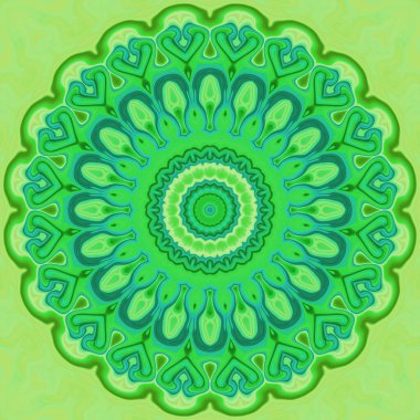 Renkli soyut arka plan. Fantezi neon fraktal kavramı