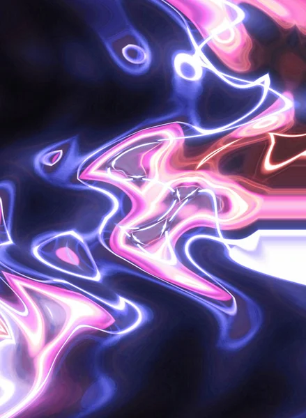 Ezoterik sihirli neon parlayan geometrik mandala fantezi fraktal. Soyut arkaplan.