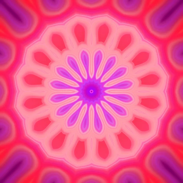 Esoteric magic neon glowing geometric mandala fantasy fractal. Abstract background.