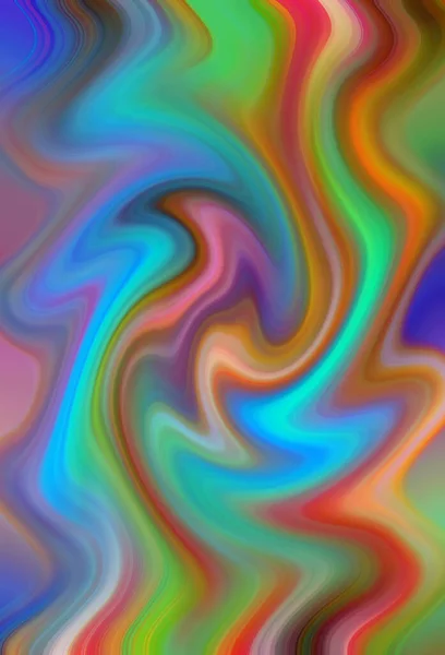 Fundo Abstrato Colorido Fantasia Neon Fractal Conceito — Fotografia de Stock